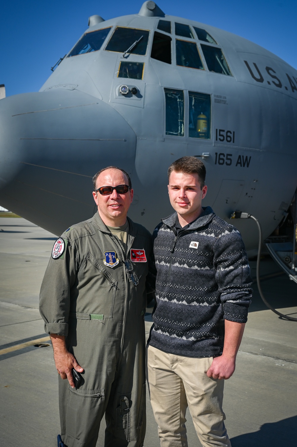 165th Airlift Wing hosts Benedictine Military School JROTC for familiarization flight