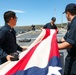 USS Ross leaves port in Souda Bay, Greece