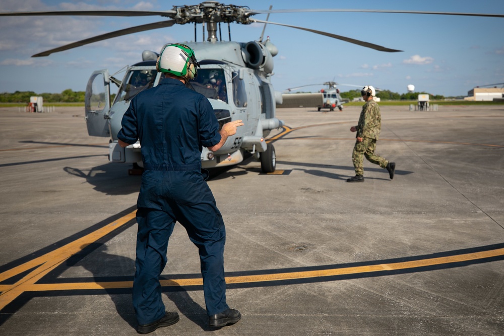 HSM-50 Conducts Squadron's First Flight