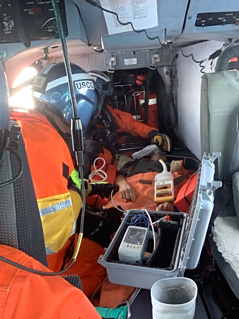 Coast Guard medevacs man 50 miles east of Charleston