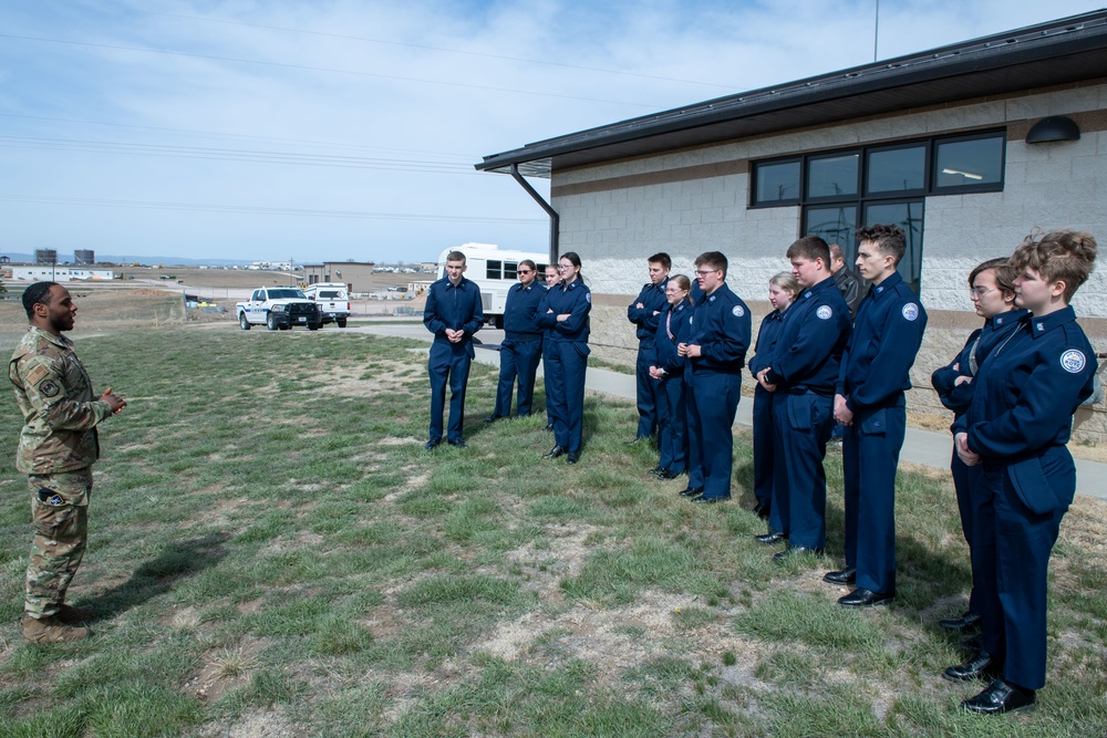 Douglas High School JROTC Visits Ellsworth Air Force Base