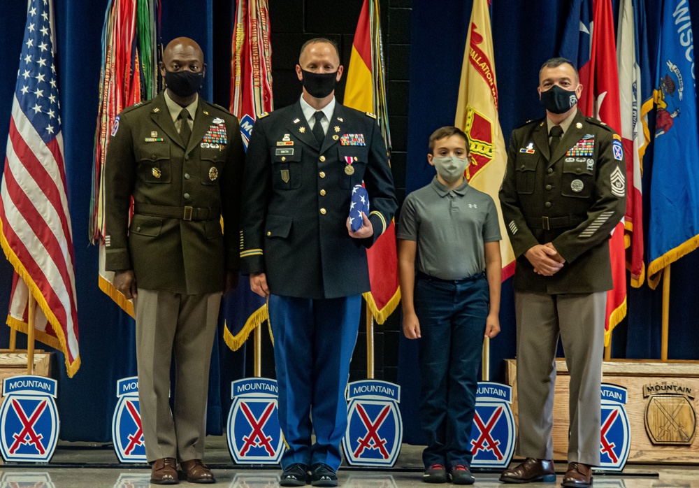 Retirement Ceremony at MPA, August 2021: Lt. Col. Robert Smith