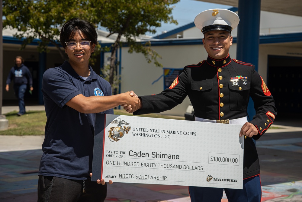 North High School Student Receives NROTC Scholarship