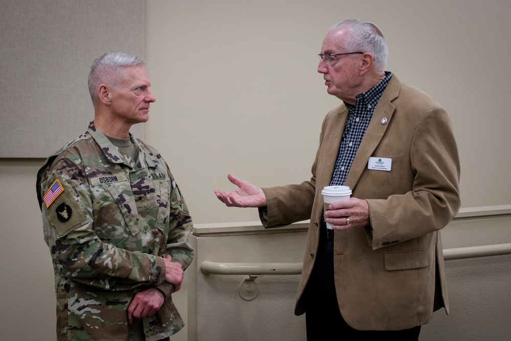 Guard, community leaders visit Cedar Rapids, Dubuque