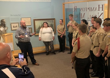 Naval museum hosts JROTC students