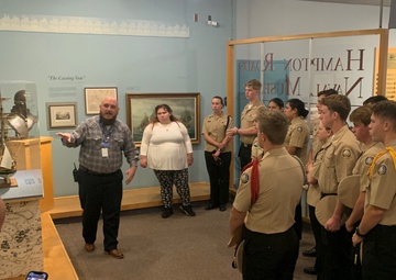 Naval museum hosts JROTC students