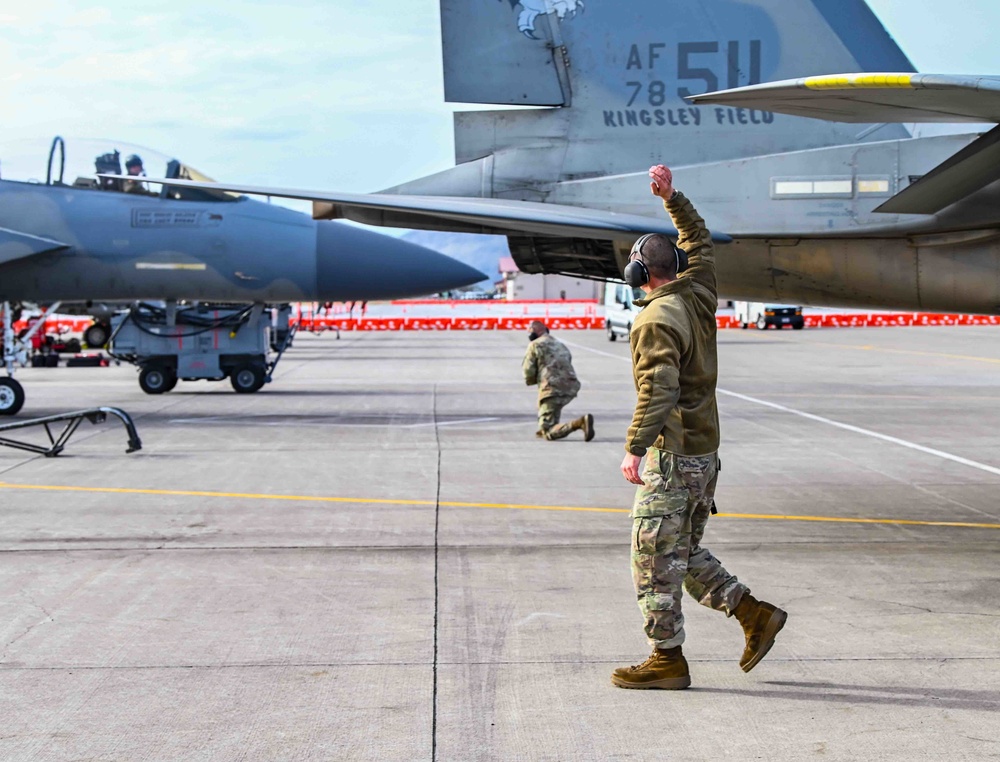 F-15C aircraft reach end of service life at Kingsley Field