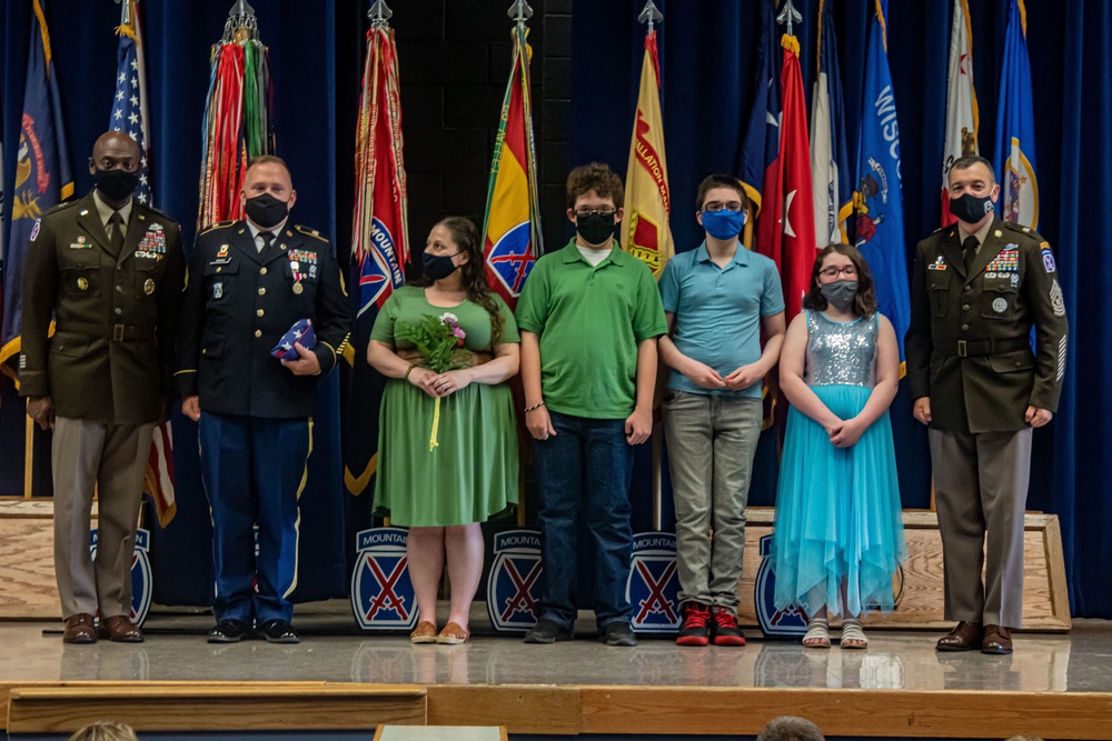 Retirement Ceremony at MPA, August 2021: Sfc. Jason Young