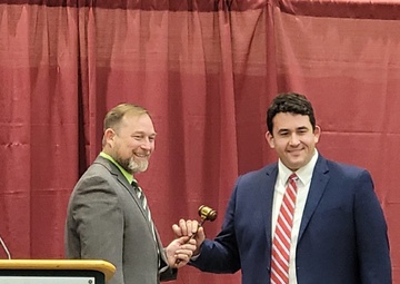 Flowers sworn in as president of the Vicksburg-Warren County Chamber of Commerce Board of Directors
