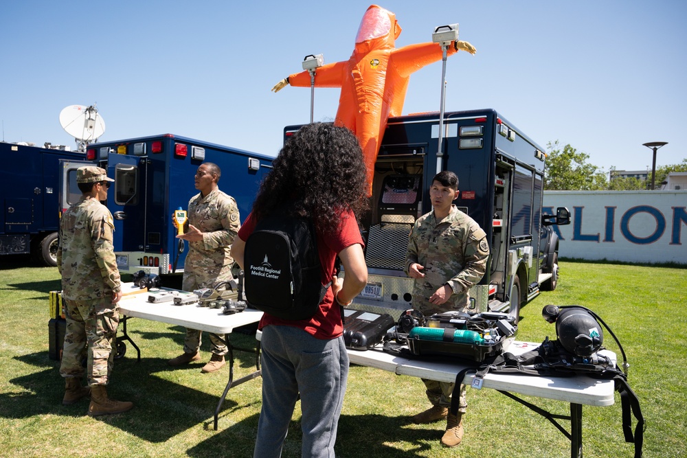 9th Civil Support Team displays gear at Cal State Fullerton Military Exhibition Day