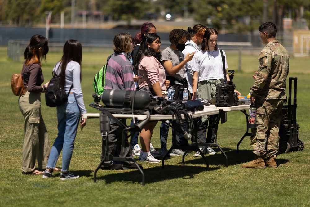 9th Civil Support Team displays gear at Cal State Fullerton Military Exhibition Day