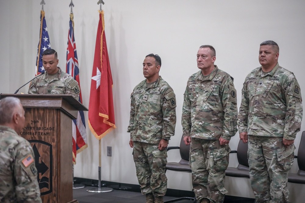 29th Infantry Brigade Combat Team Change of Command Ceremony