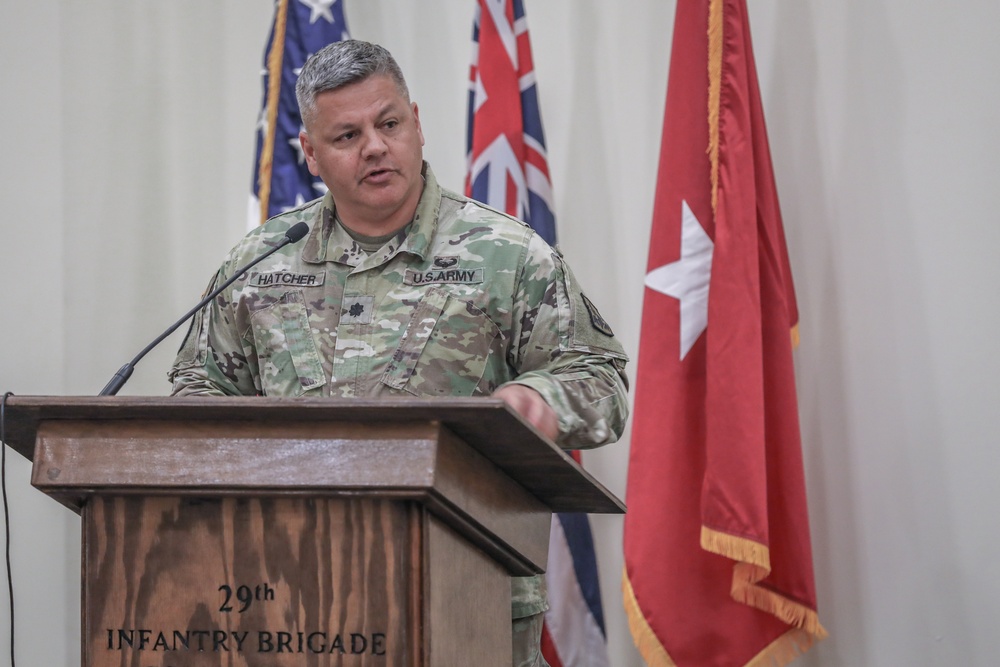 29th Infantry Brigade Combat Team Change of Command Ceremony