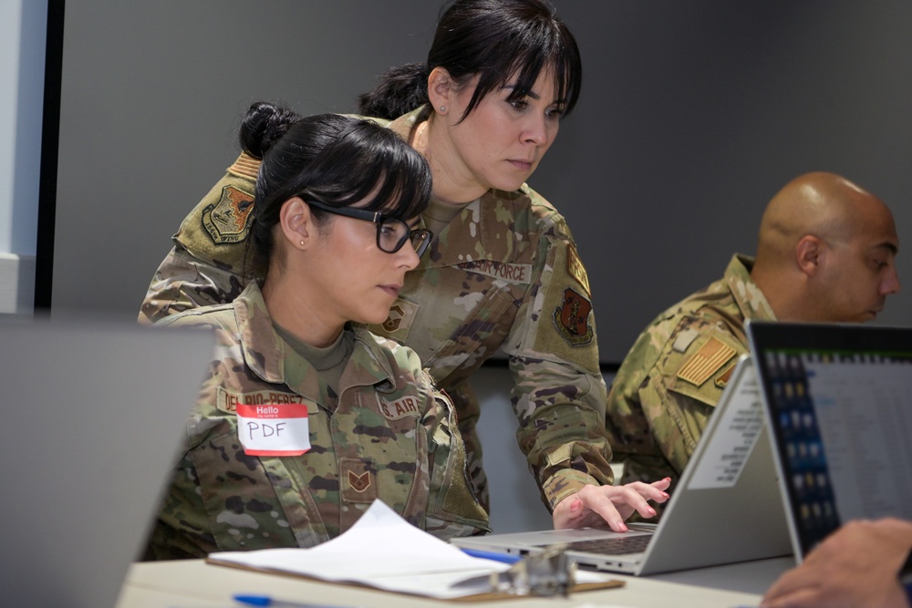 DVIDS - Images - 156th FSS Airmen set-up PDF in support of 156th CRG ...