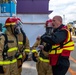 USS America conducts firefighting exercises with CNRJES.