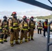 USS America conducts firefighting exercises with CNRJES.