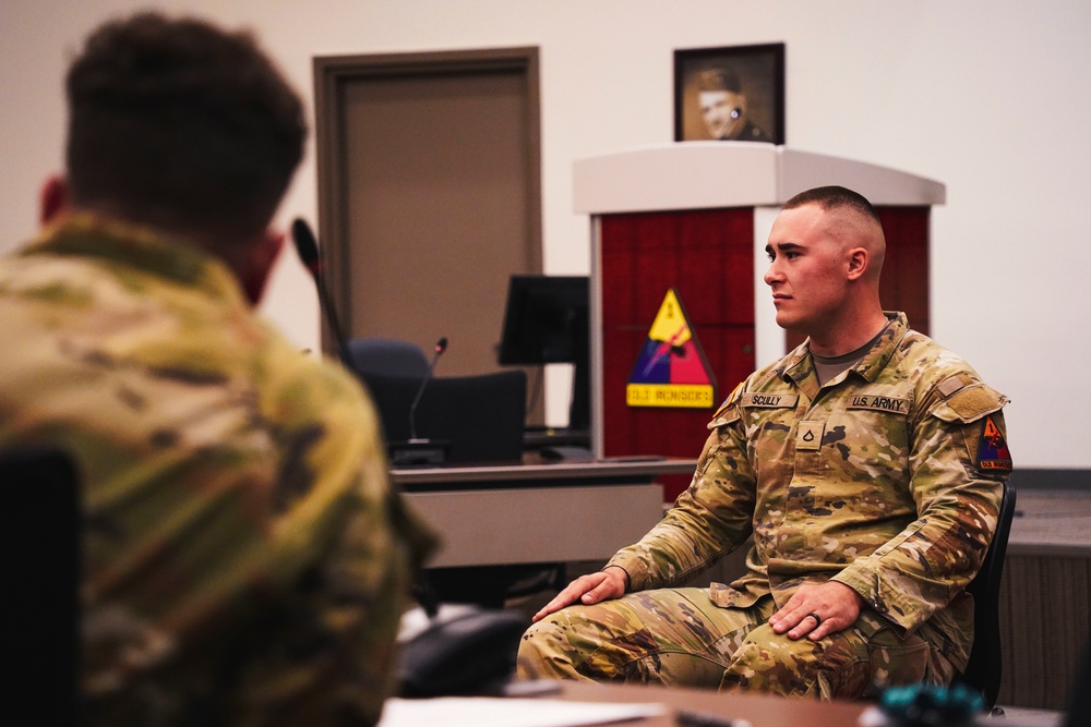 1st Armored Division Artillery competes in the Iron Squad competition