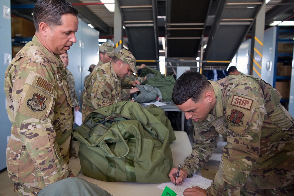 Dvids - Images - 156th Crg Airmen Issued Cbrn Gear Prior To Departure 