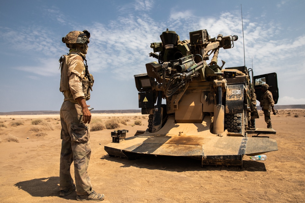 French, U.S. Soldiers conduct joint artillery live-fire exercise