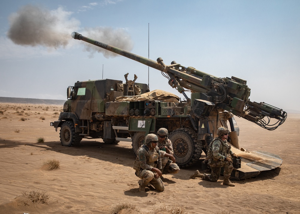 French, U.S. Soldiers conduct joint artillery live-fire exercise