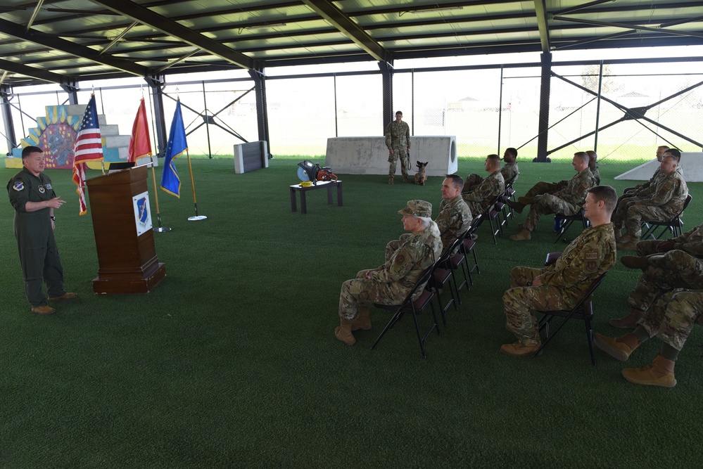 Incirlik Air Base holds opening ceremony for the Military Working Dog obedience course