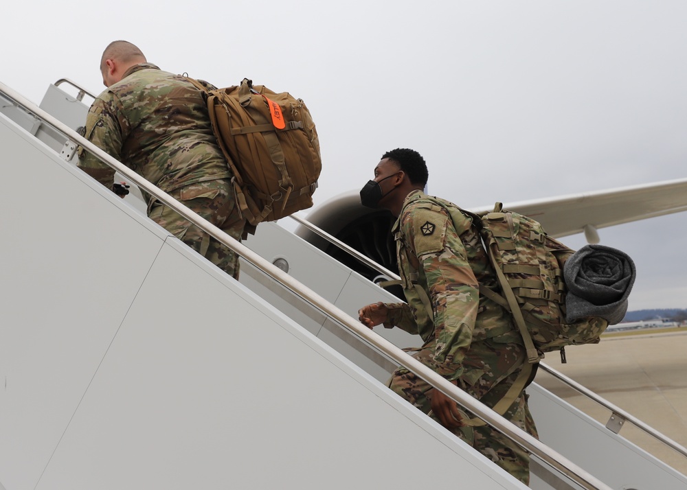 V Corps Soldiers Depart for Germany