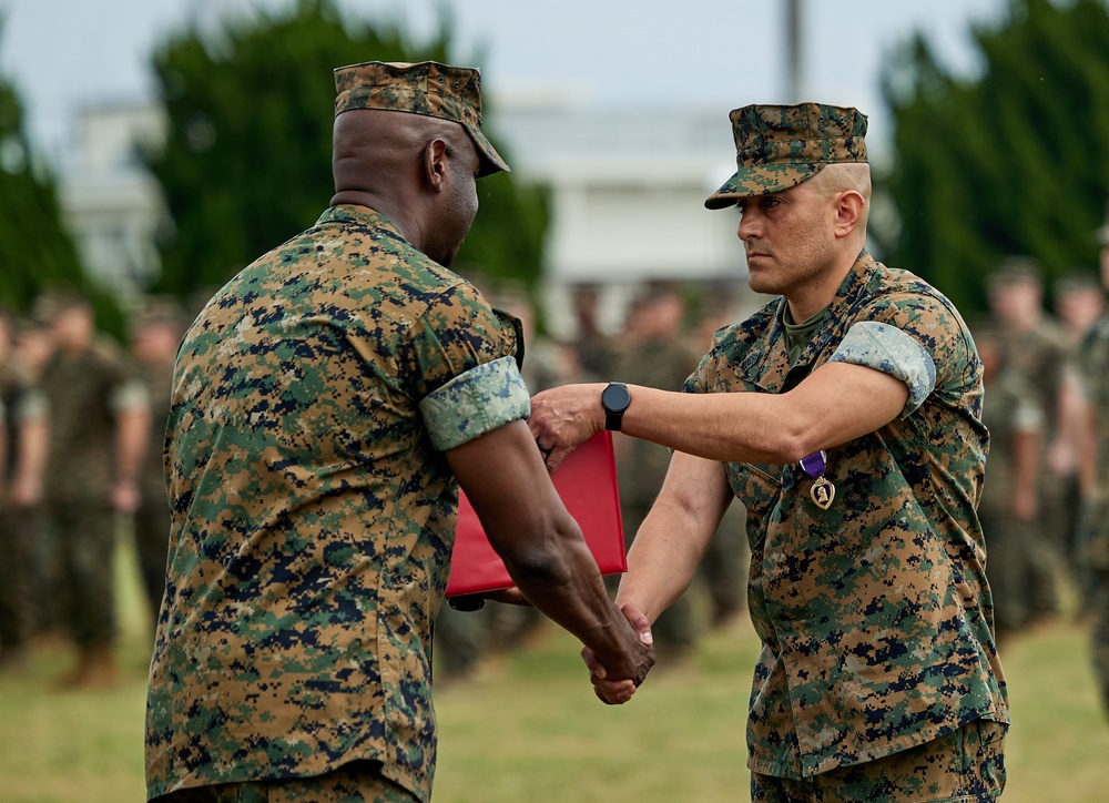 MWSS-171 Purple Heart Ceremony