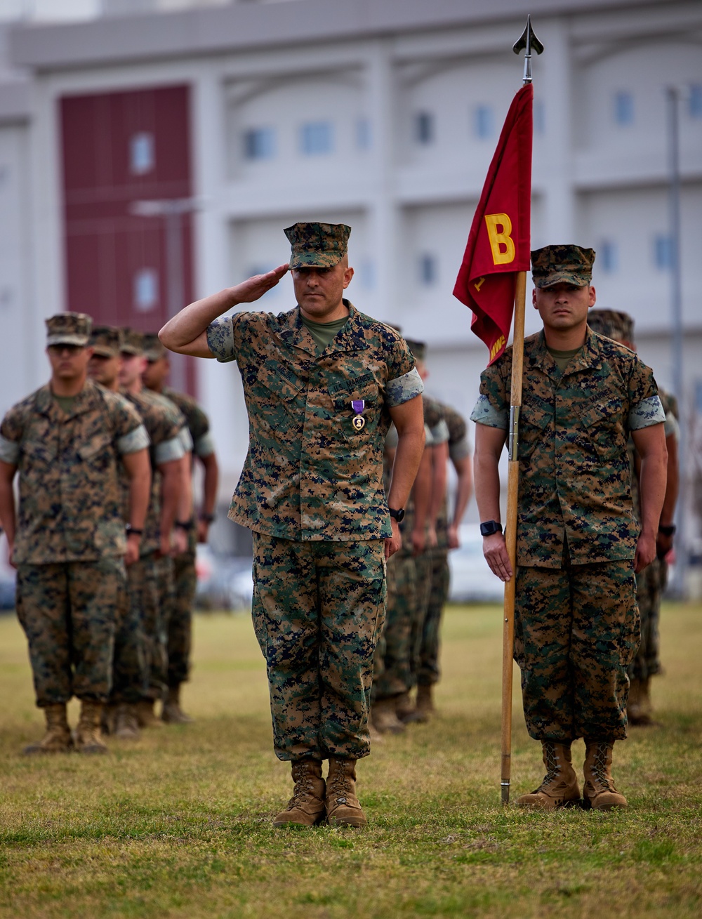 MWSS-171 Purple Heart Ceremony