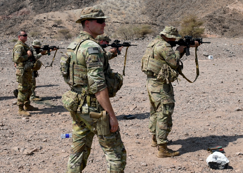 French, U.S. Soldiers conduct close-quarters marksmanship training