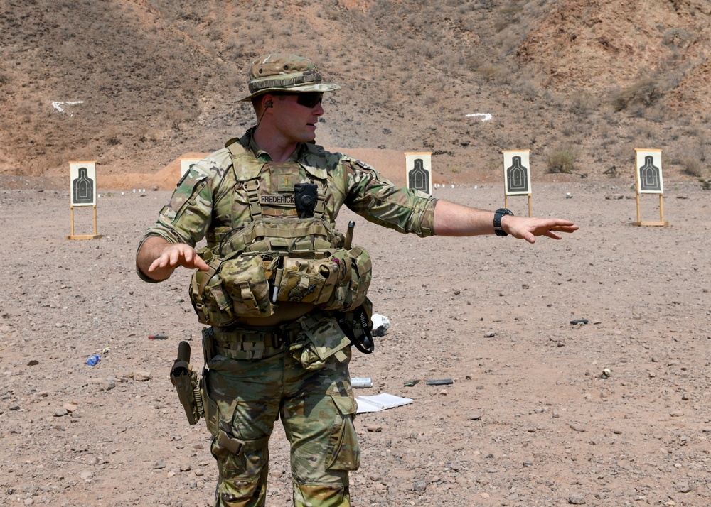 French, U.S. Soldiers conduct close-quarters marksmanship training