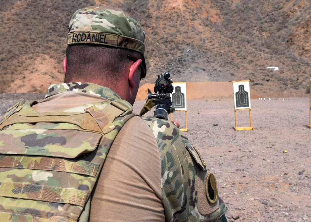 French, U.S. Soldiers conduct close-quarters marksmanship training