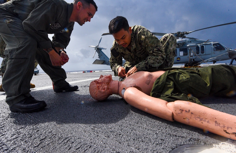 USS John P. Murtha (LPD 26) Tactical Combat Casualty Care Training