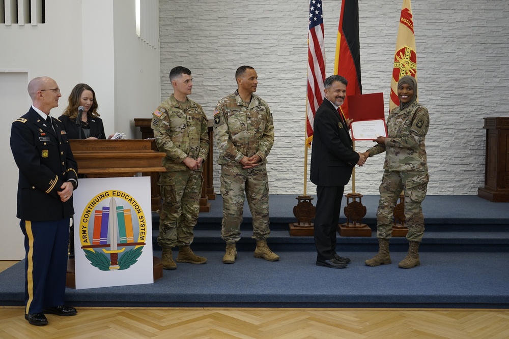 Garrison Wiesbaden presents 2022 Military Academic Awards