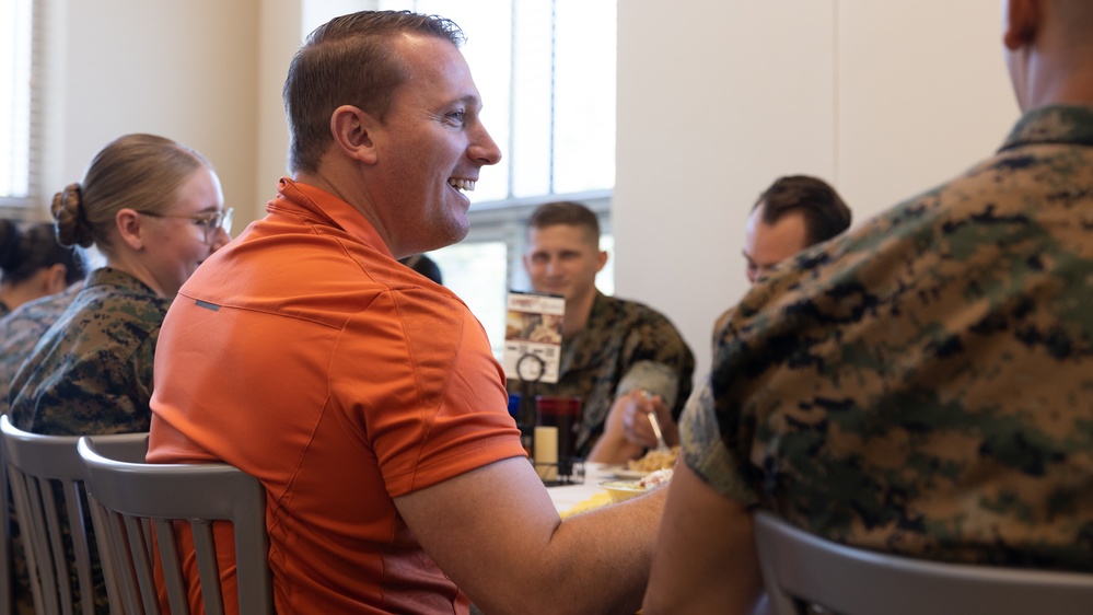 Medal of Honor- Dakota Meyer visits MCB Camp Lejeune
