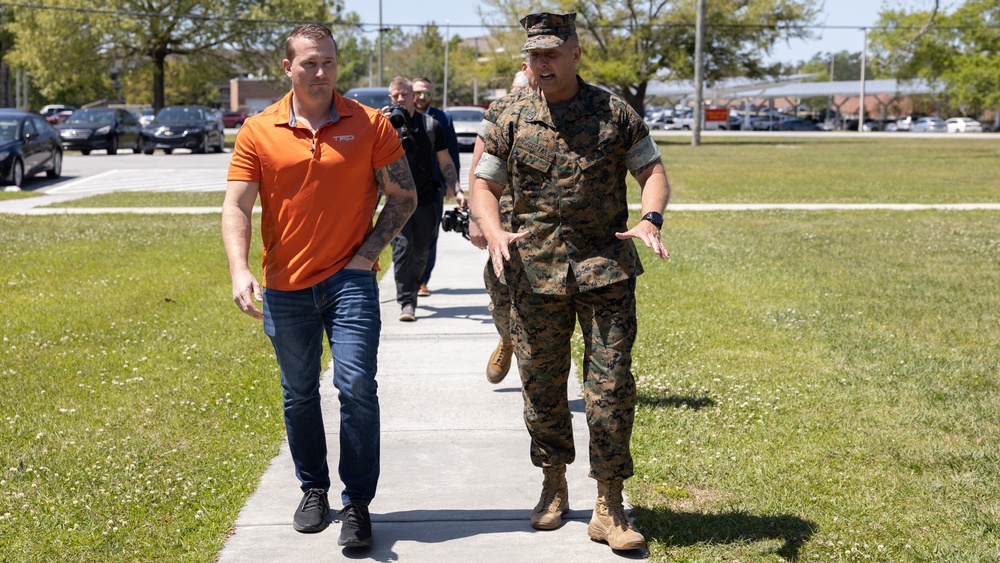 Medal of Honor- Dakota Meyer visits MCB Camp Lejeune