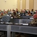 CSAF Brown, CSO Raymond, spouses give SLOC briefing