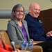 CSAF Brown, CSO Raymond, spouses give SLOC briefing