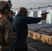 USS Arlington conducts pistol range at sea