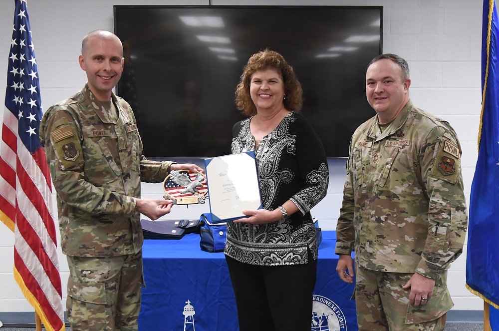 Keesler presents Volunteer Excellence Awards