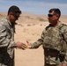 1st CAV Command Team Visits BLACKJACK BDE Training at NTC over Easter weekend 