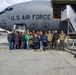 Spokane community leaders fly on KC-135, witness aerial refueling