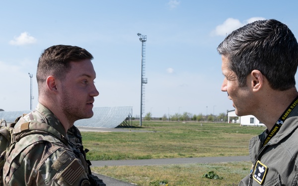 52nd FW vice commander visits deployed Airmen in Romania