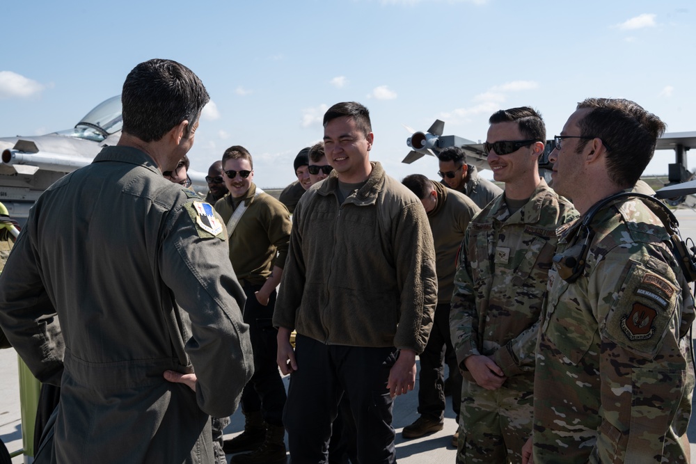 52nd FW vice commander visits deployed Airmen in Romania