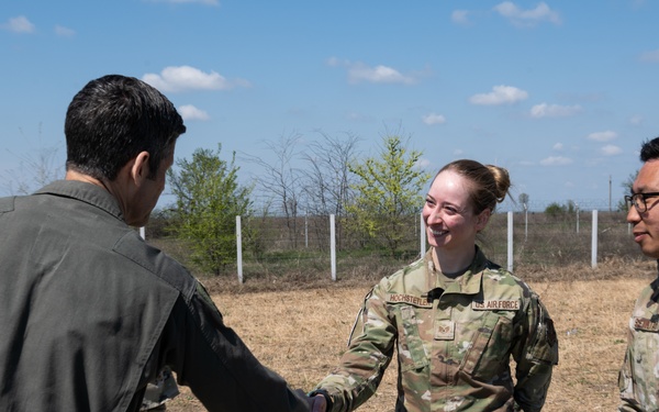 52nd FW vice commander visits deployed Airmen in Romania