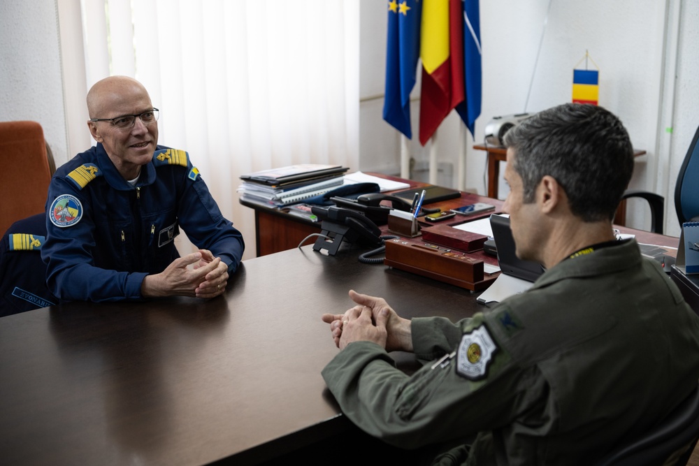 52nd FW vice commander visits deployed Airmen in Romania