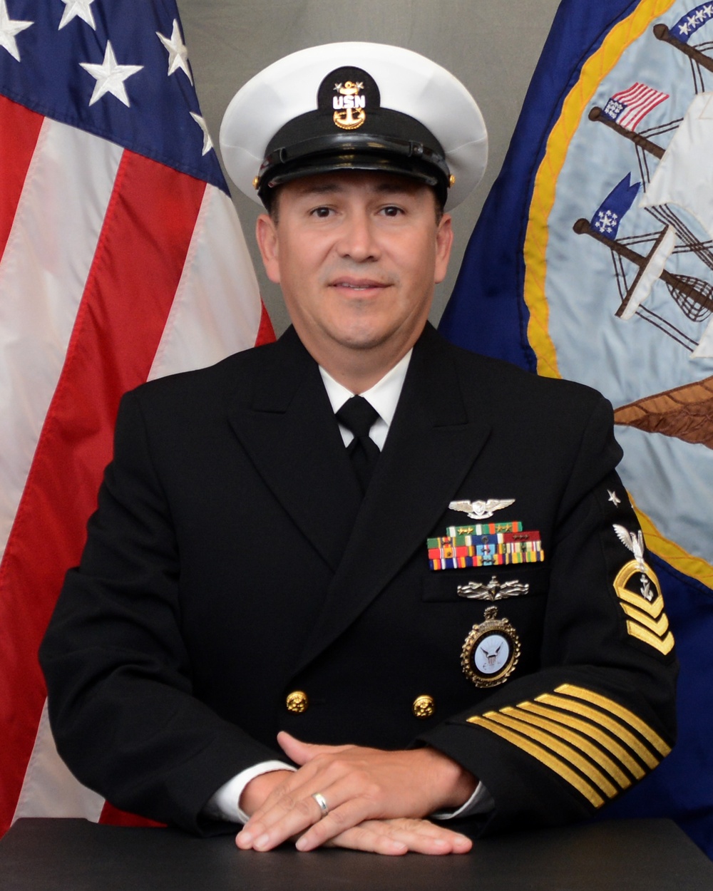 NTAG Jacksonville Chief Recruiter, Master Chief Navy Counselor Javier Guerrero