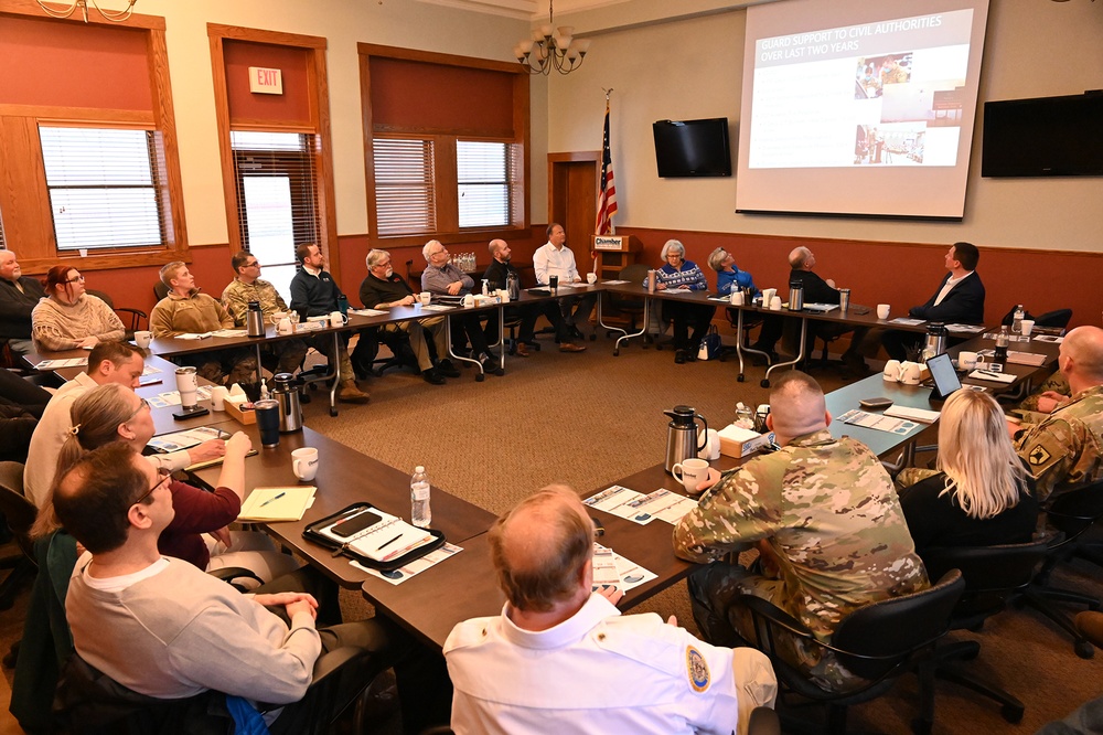 North Dakota Adjutant General Meets with Grand Forks Military Affairs Committee