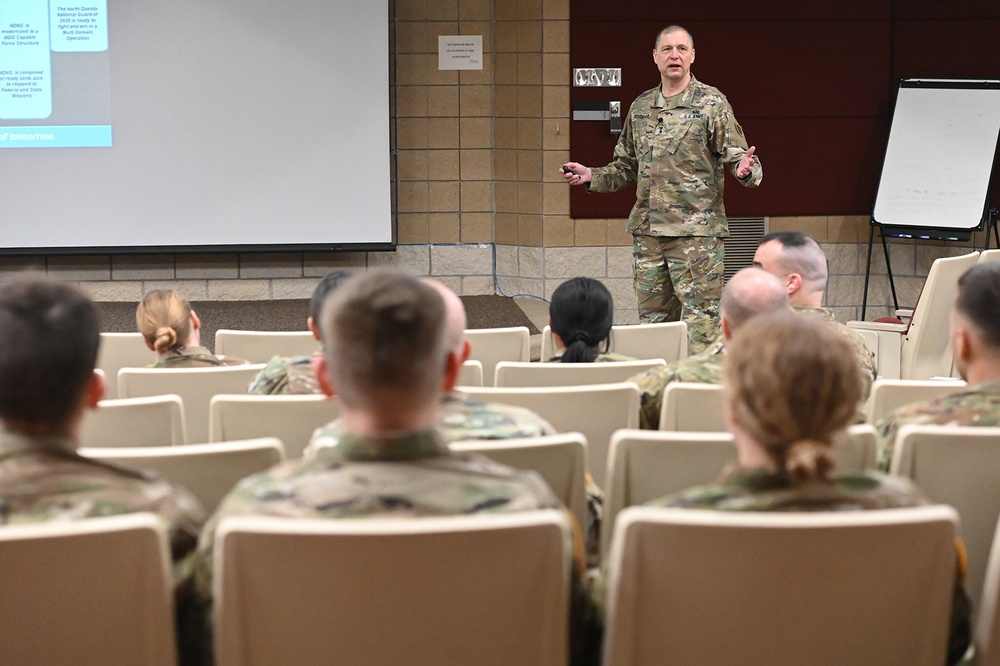 North Dakota Adjutant General Holds Town Hall Meeting