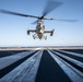 Marine Light Attack Helicopter Squadron 169 landing UH-1Y Venoms and AH-1Z Vipers on USS Michael Monsoor