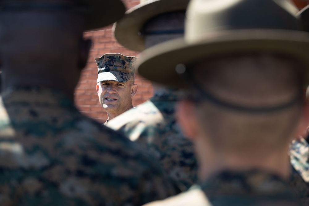 Marine is awarded the NCO of the Year